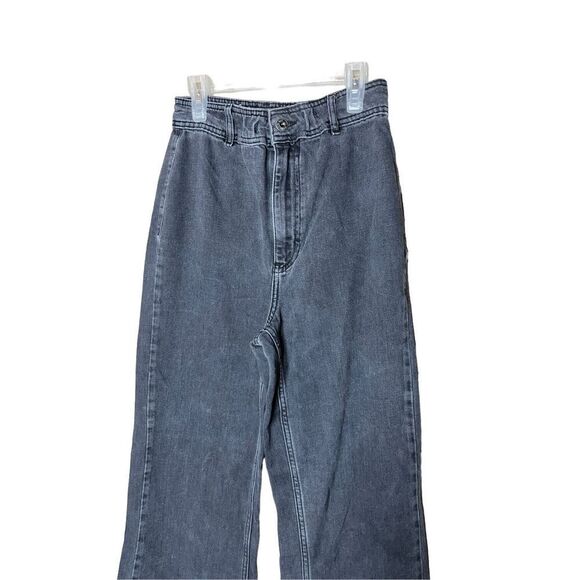 We The Free High Rise Wide Leg Black Jean Size‎ 27 - Picture 2 of 8